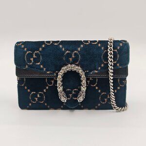 Dionysus Super Mini velvet crossbody bag very good condition